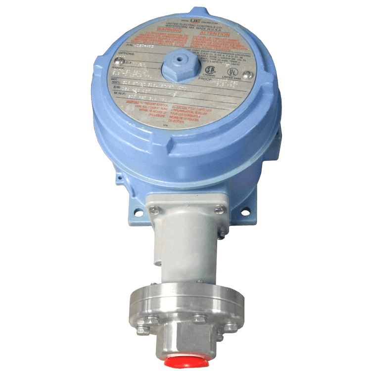 United Electric Pressure Switch, 120 Series Type J120 Models 183 to 186/483 to 486